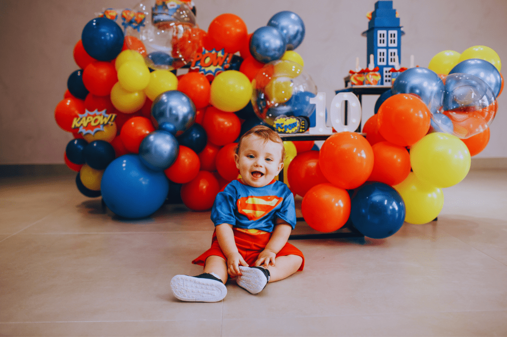 ”Superman” birthday party idea