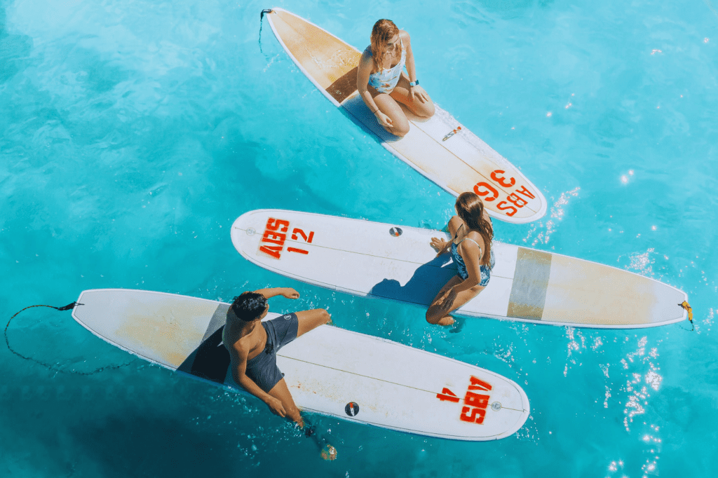 "Surfing Lesson" birthday party idea